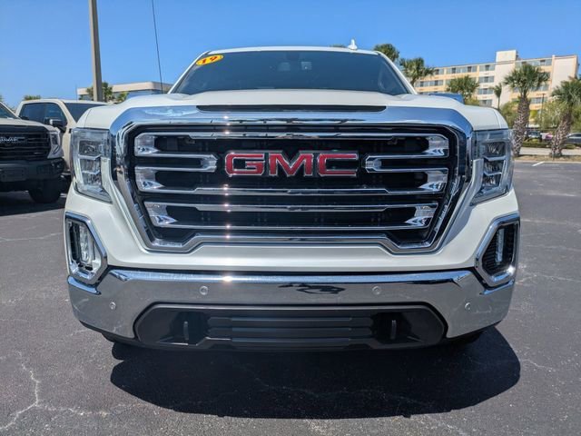 Used 2019 WHITE FROST TRICOAT GMC SLT image 8