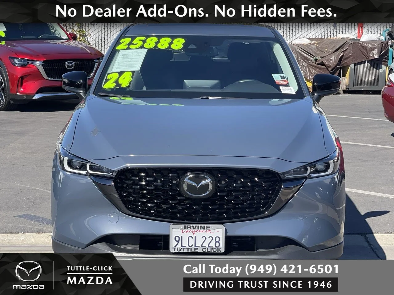 Used 2024 Polymetal Gray Metallic Mazda 2.5 S Carbon Edition image 11