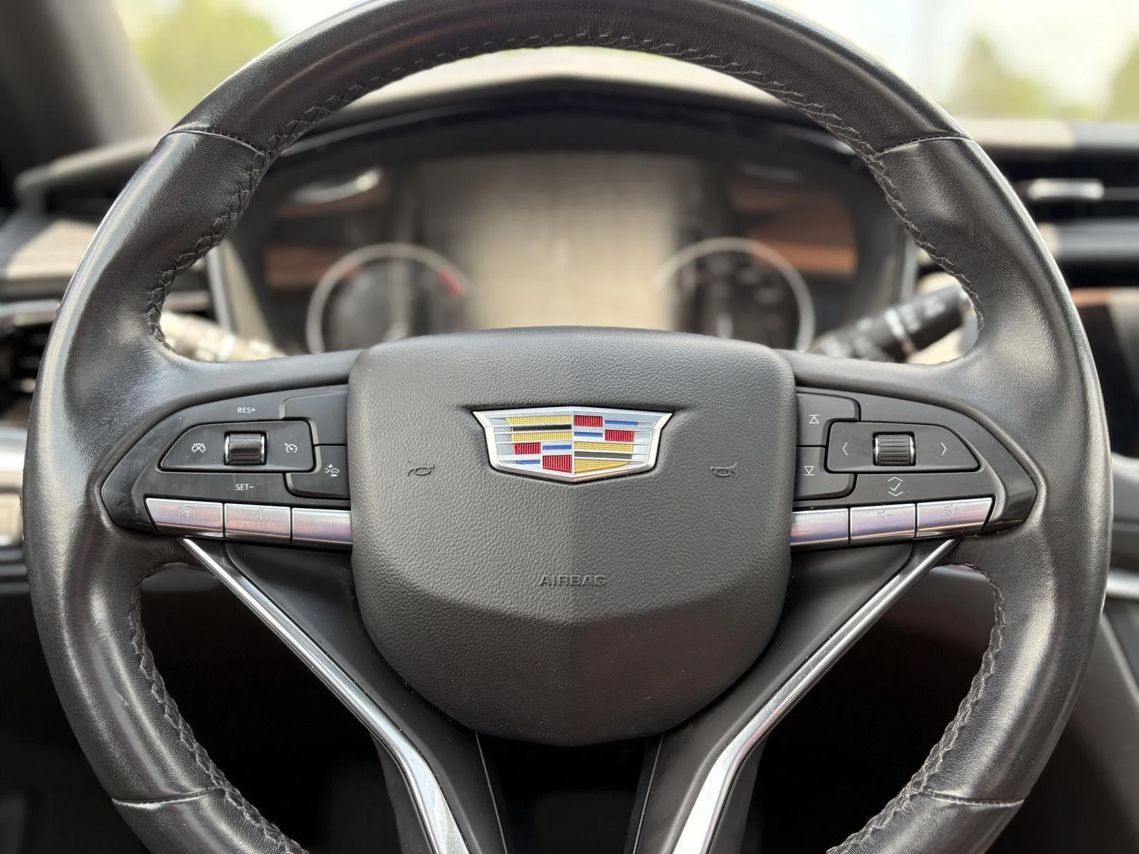 Used 2024 Stellar Black Metallic Cadillac AWD Luxury image 26
