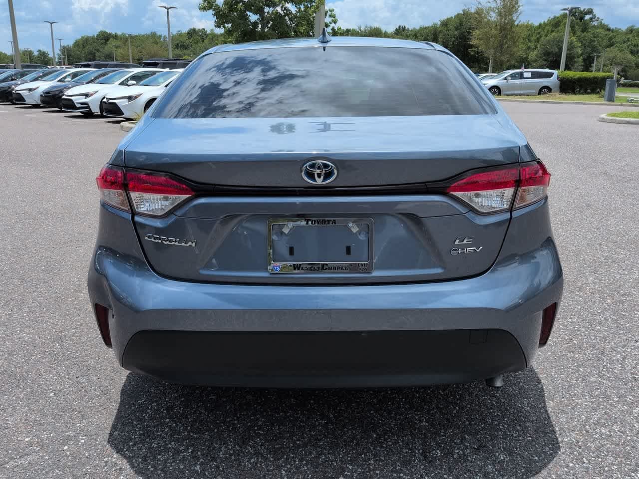 Certified Used 2025 Celestite Toyota Hybrid LE image 5