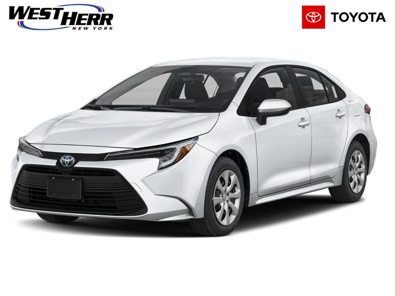 New 2027 Wind Chill Pearl Toyota Hybrid LE image 1