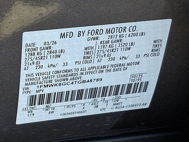 New 2026 Carbonized Gray Metallic Ford ST image 11