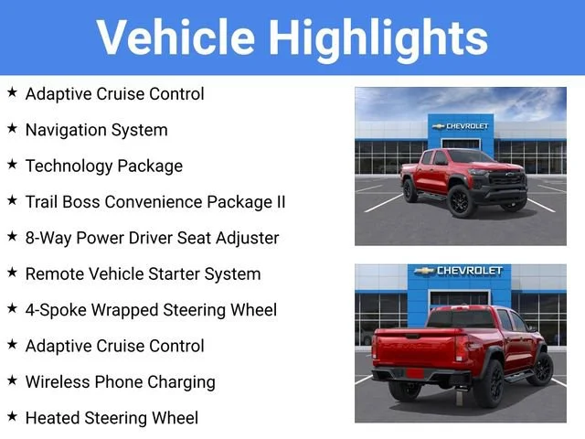 New 2026 Radiant Red Tintcoat Chevrolet Trail Boss image 4