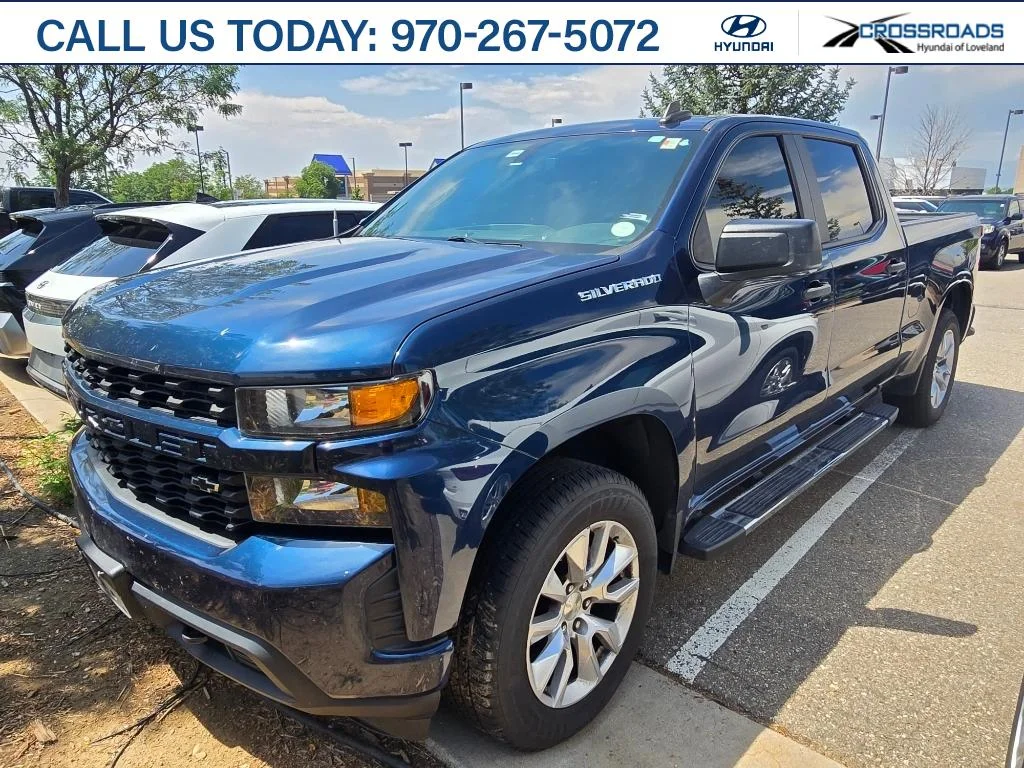 Used 2019 Northsky Blue Metallic Chevrolet Custom image 1