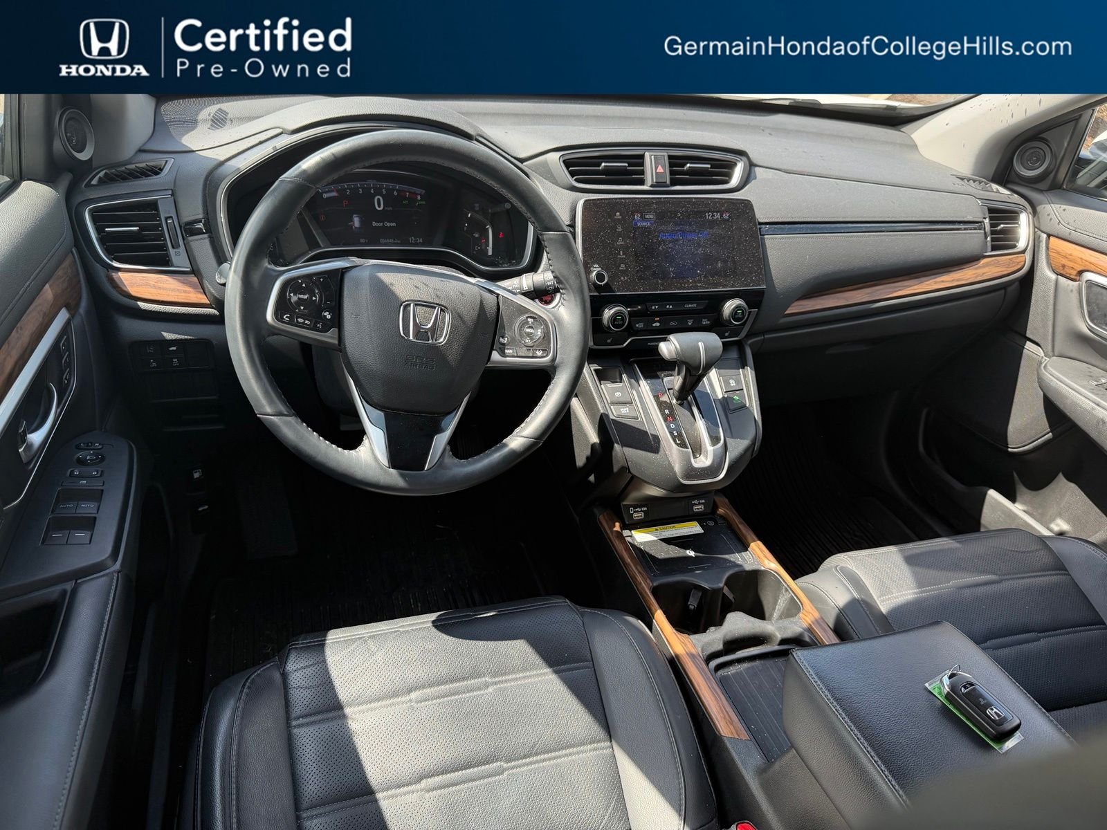 Certified Used 2021 Platinum White Pearl Honda AWD TOURING image 15
