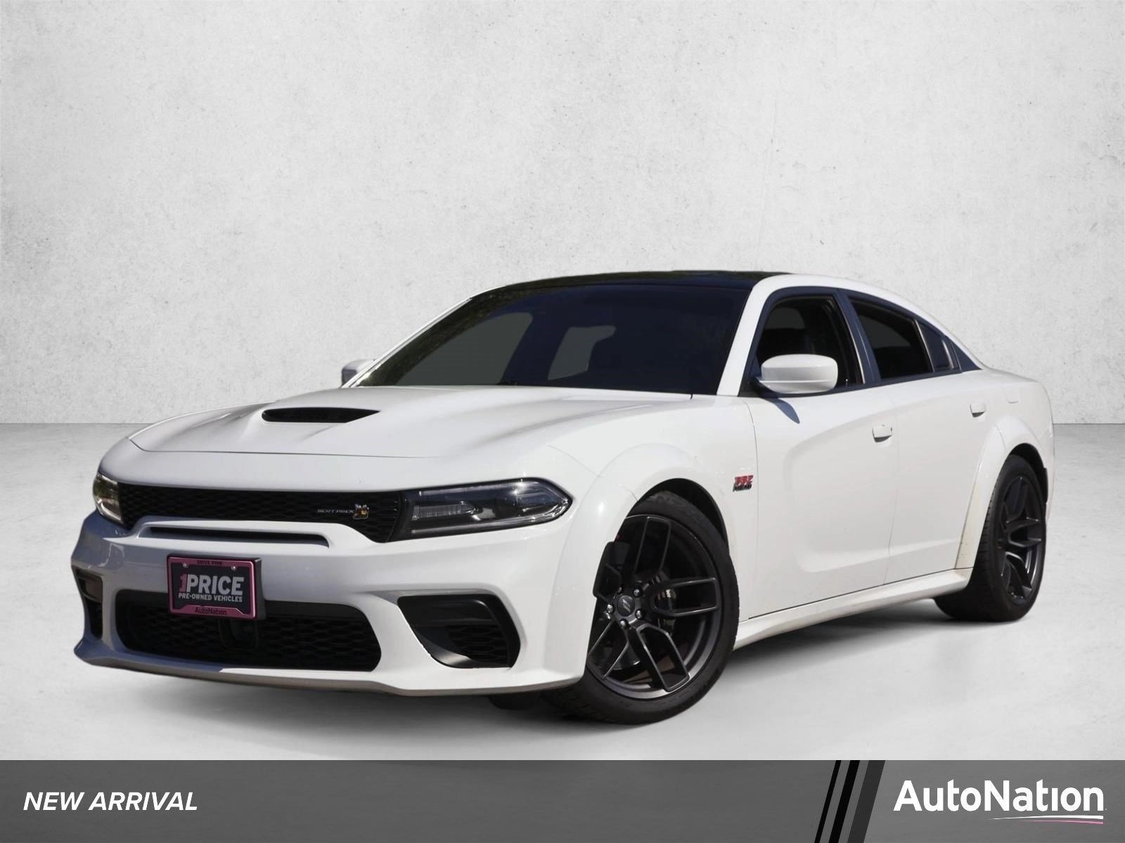 Used 2020 White Knuckle Clearcoat Dodge Scat Pack Widebody image 1