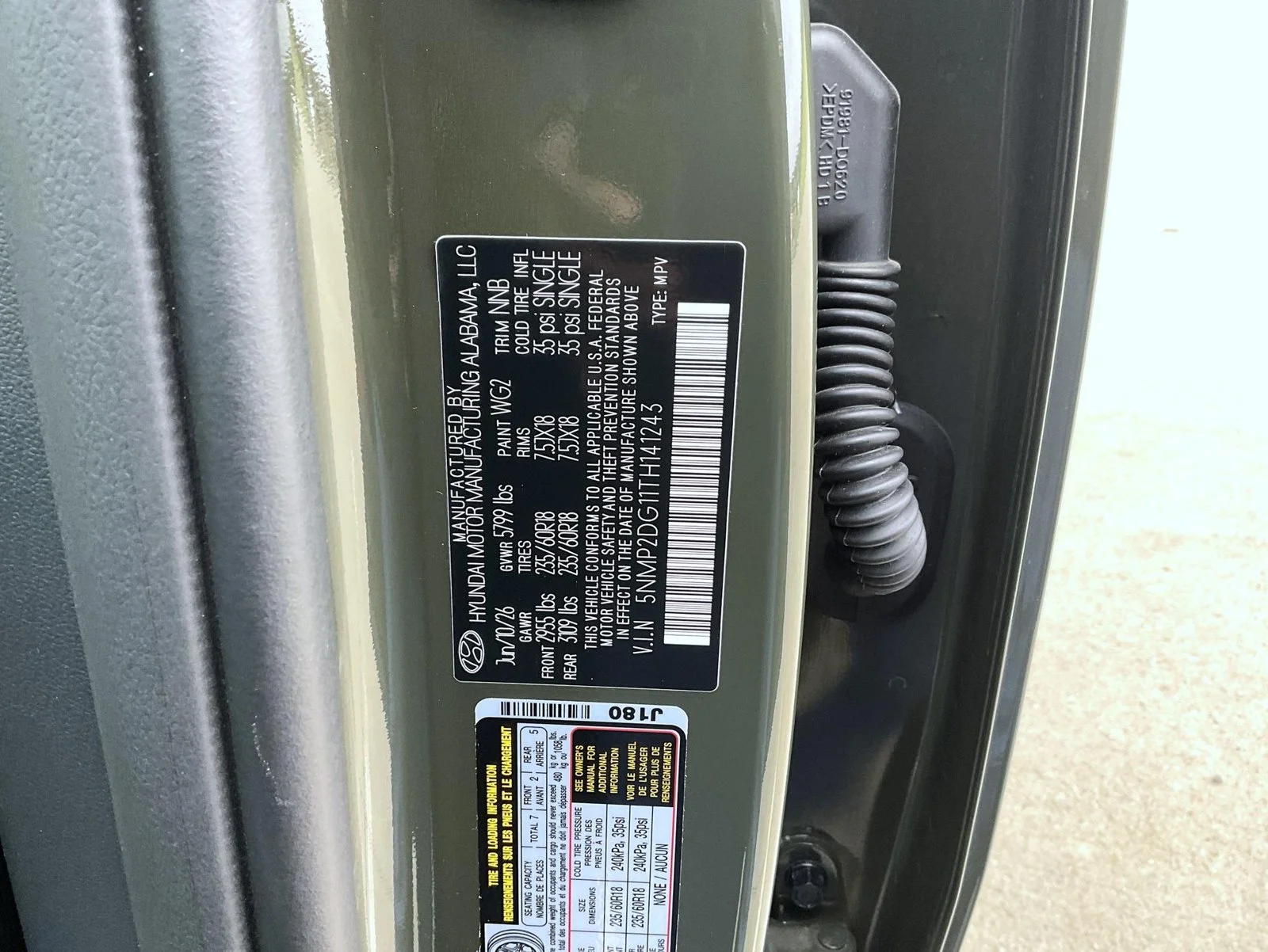 New 2026 Green Hyundai SEL image 26