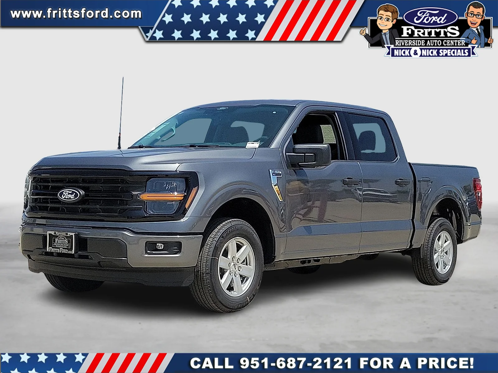 New 2026 Carbonized Gray Metallic Ford XLT image 1