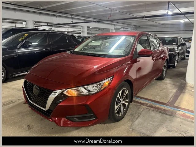 Certified Used 2022 Red Nissan SV image 1