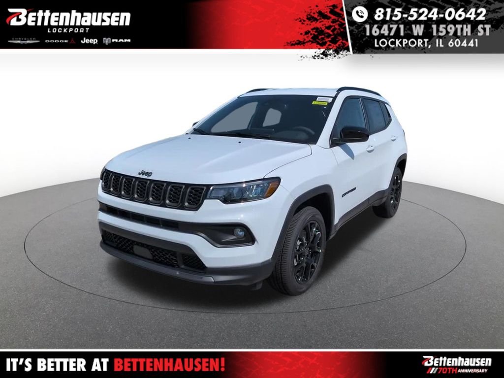 New 2026 Bright White Clear-Coat Exterior Paint Jeep Latitude image 1