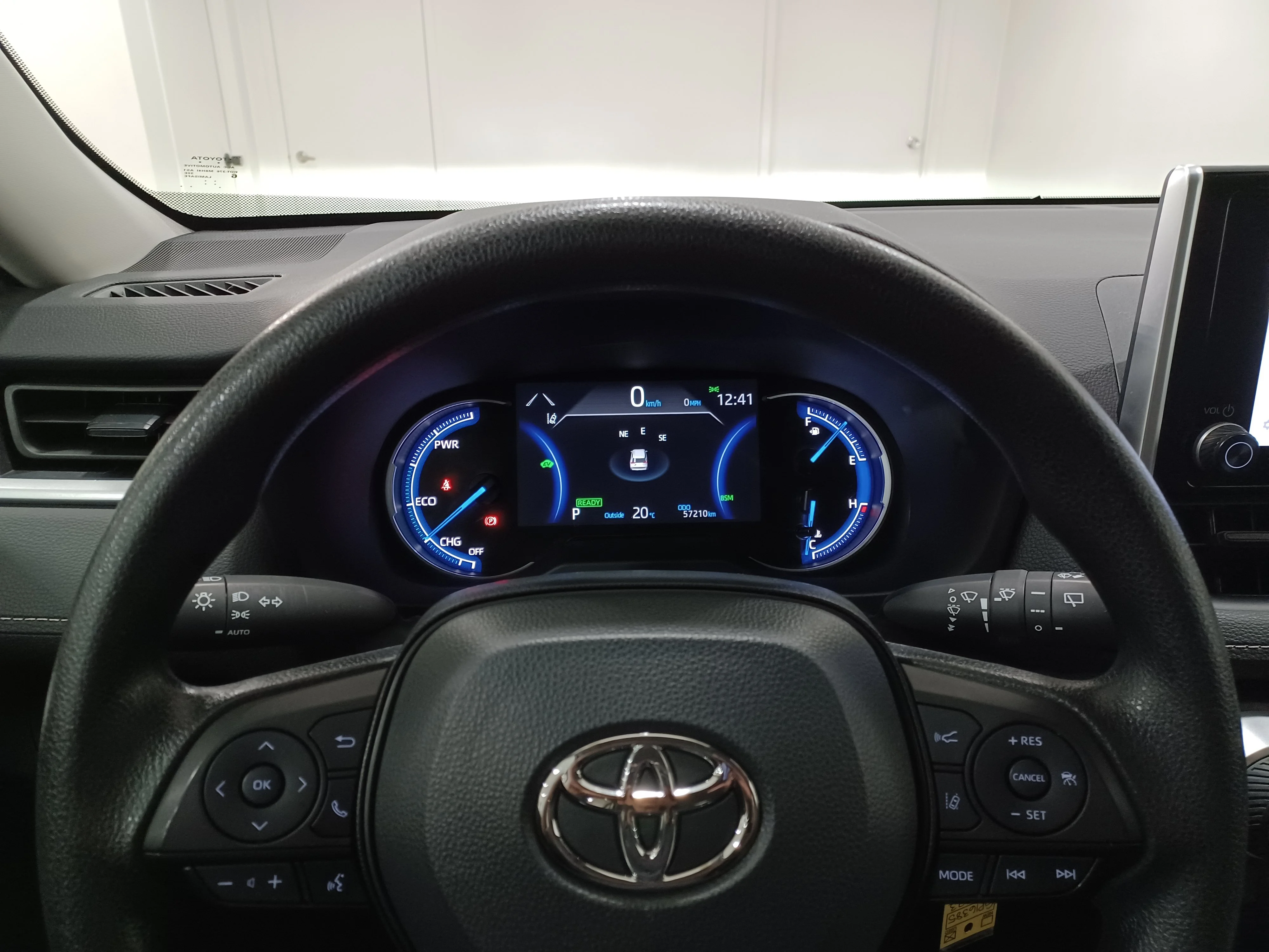 Certified Used 2023 White Toyota LE AWD*Excellent Fuel Economy | Adaptive Cruise | Htd Seats | Blind Spot Detect | Roof Rails image 13