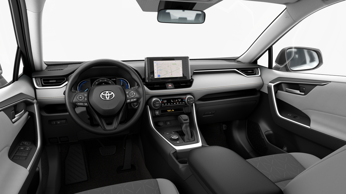 New 2025 Ice Cap Toyota Hybrid XLE image 5