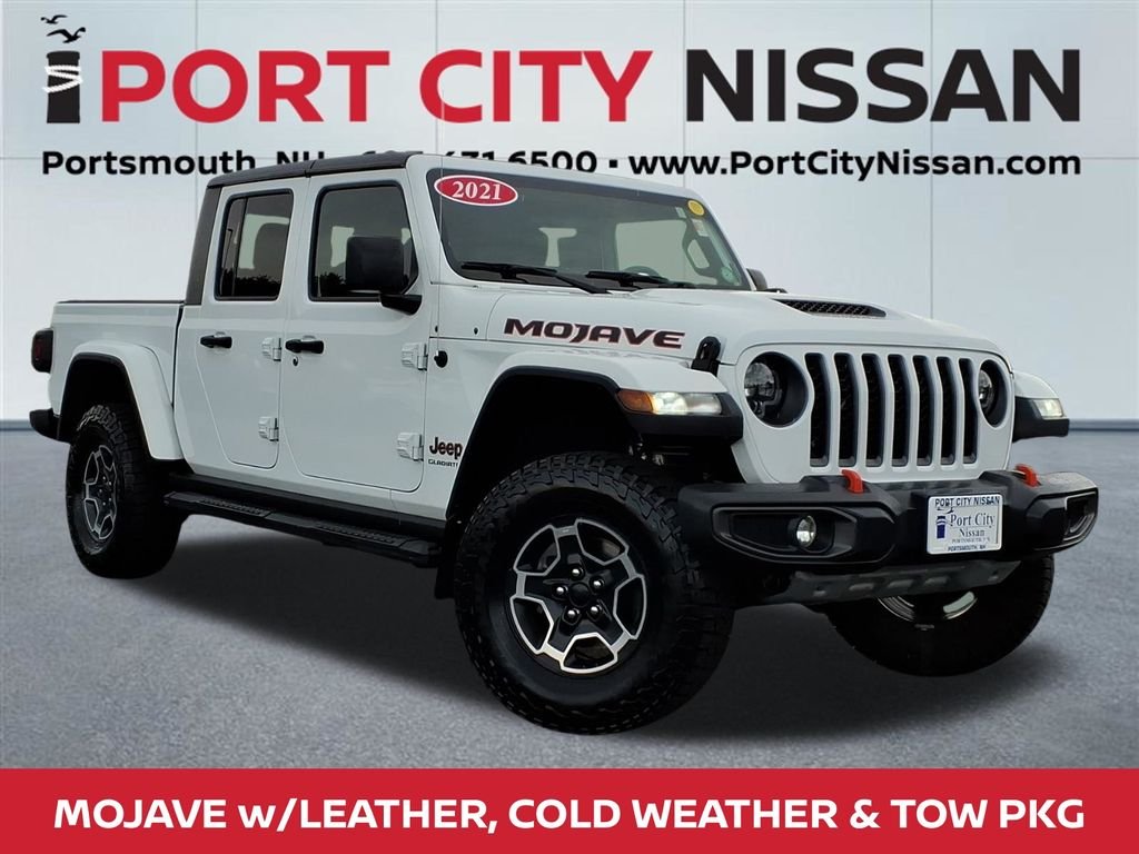 Used 2021 Bright White Clearcoat Jeep Mojave w/leather, cold weather & tow pkgs image 1