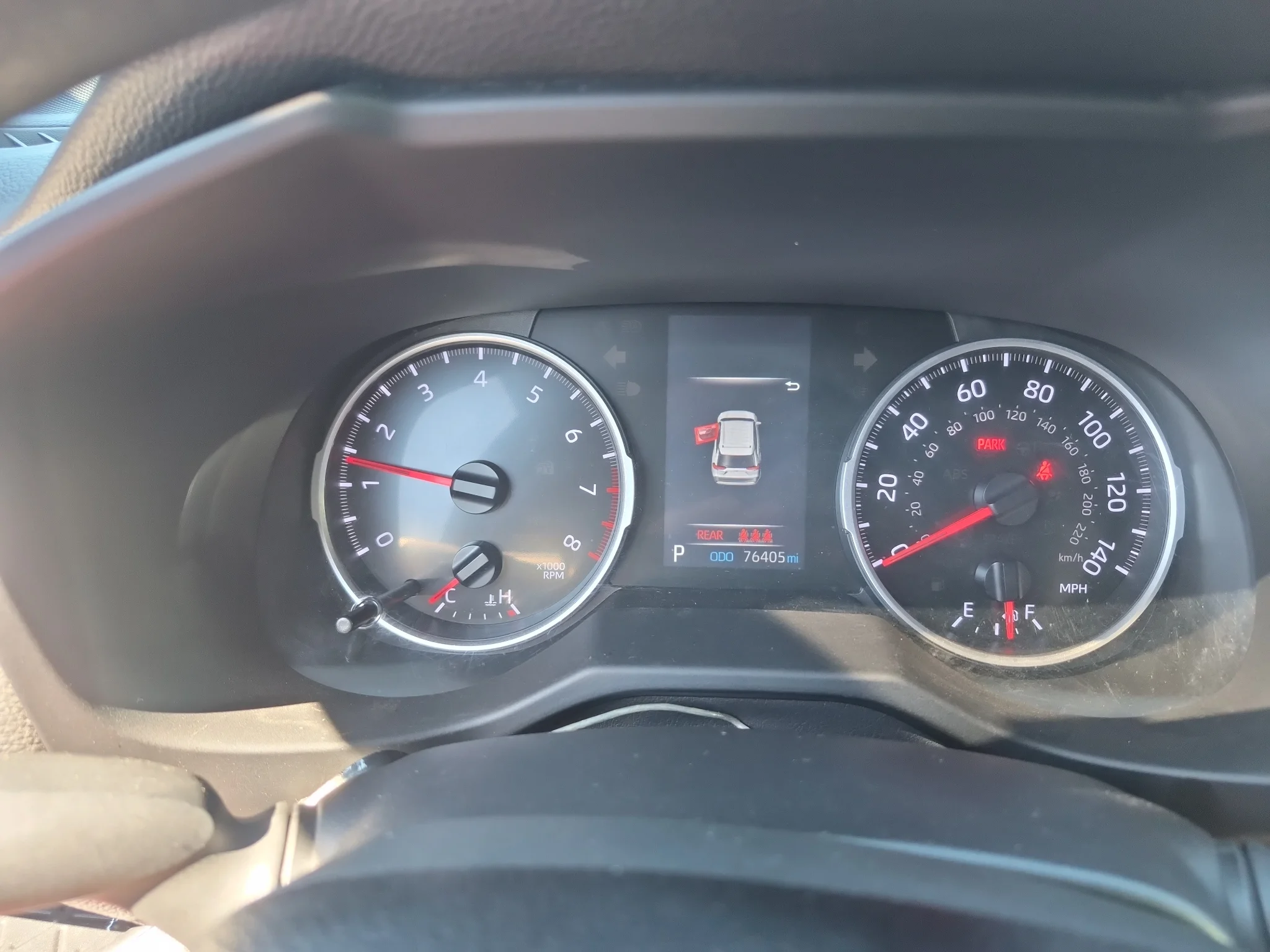 Used 2021 Ruby Flare Pearl Toyota LE image 4