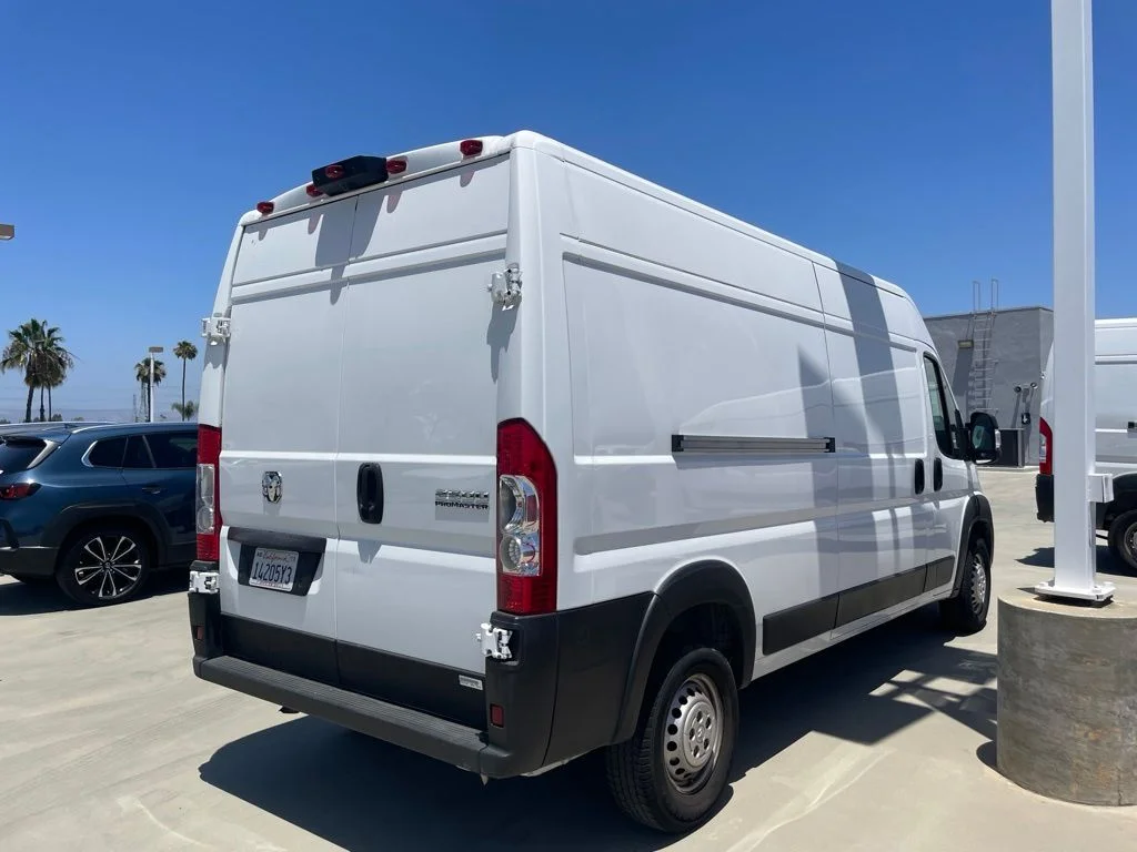Used 2024 Bright White Clearcoat Ram High Roof image 2