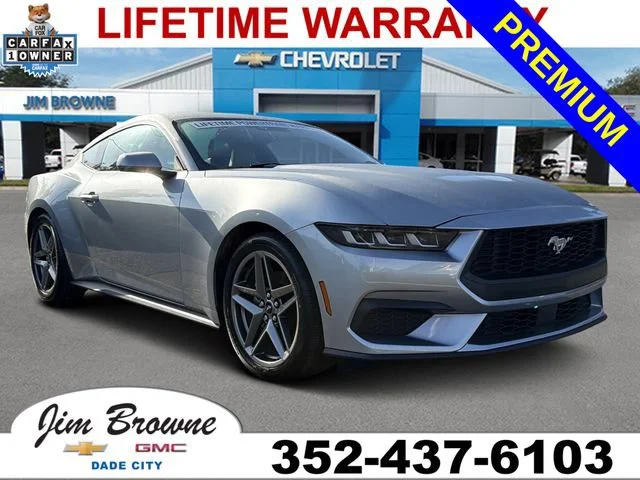 Used 2025 Silver Ford EcoBoost Premium Fastback image 1