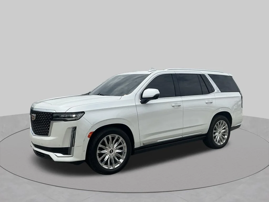 Used 2023 White Cadillac Premium Luxury image 2