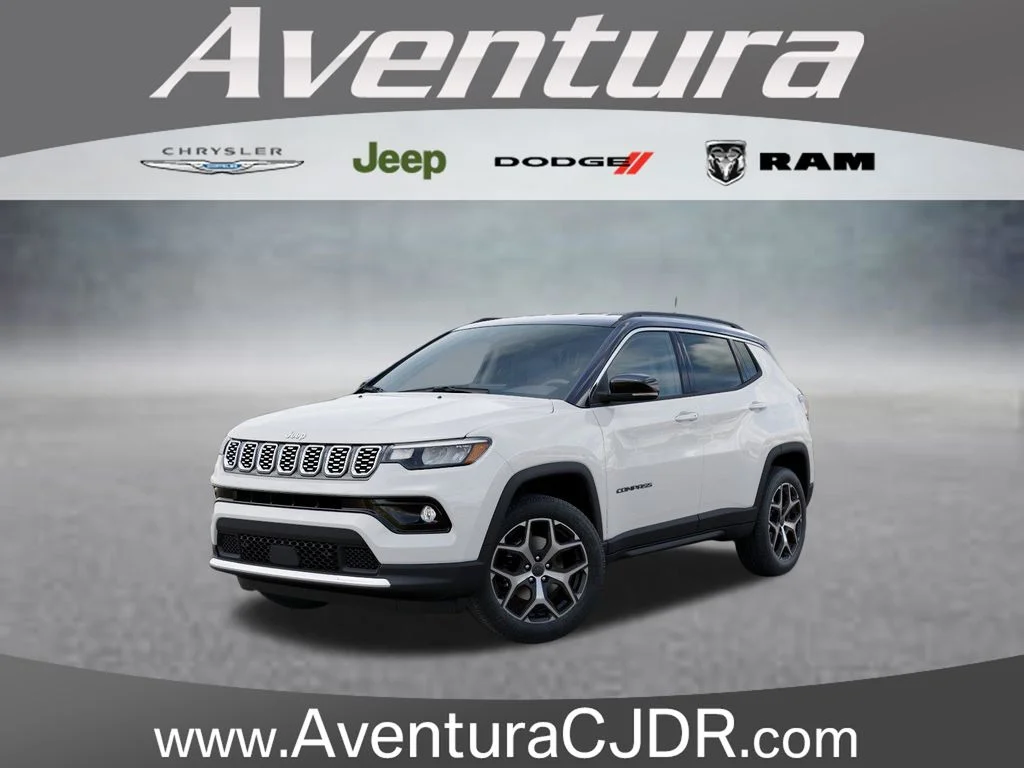 New 2026 Bright White Clear-Coat Exterior Paint Jeep Limited image 1