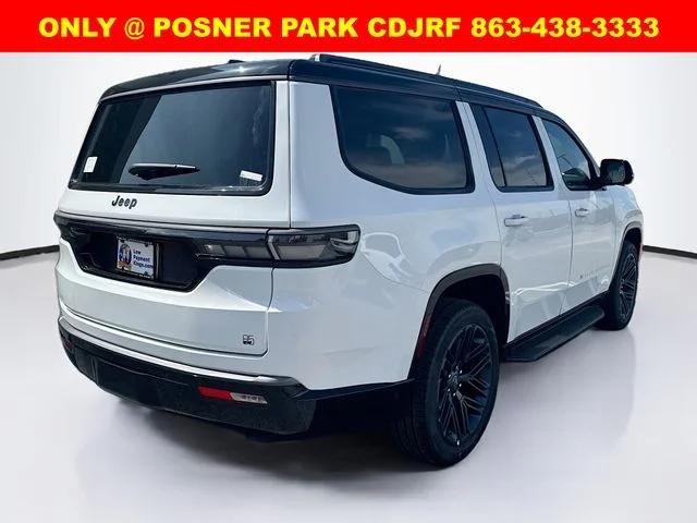 New 2026 Bright White Clear-Coat Exterior Paint Jeep Grand Wagoneer image 5