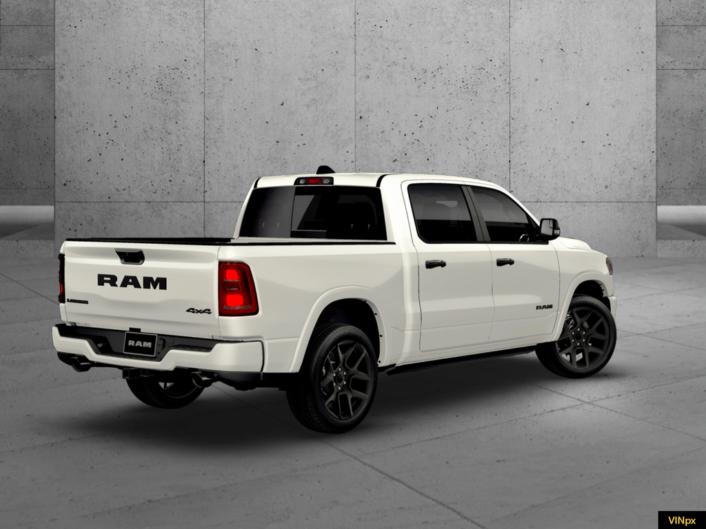 New 2026 Ivory White Tri-Coat Pearl-Coat Exterior Paint RAM Laramie image 6