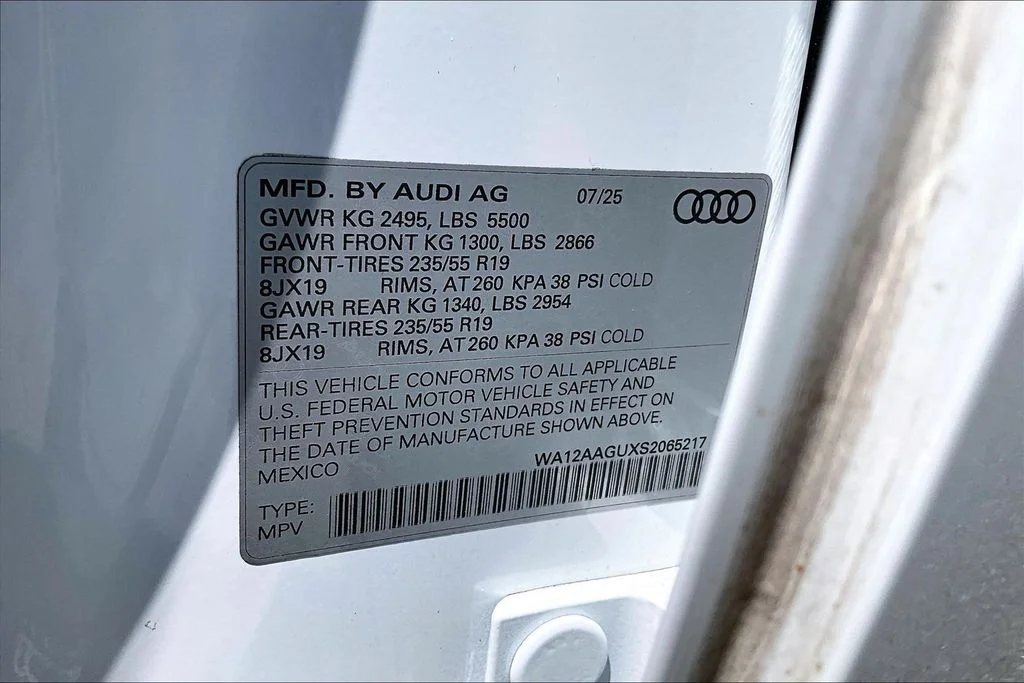 Used 2025 White Audi 2.0T Premium Plus image 19