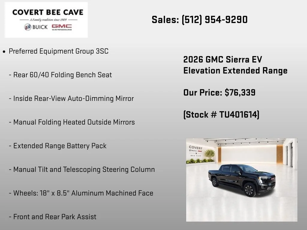 2026 GMC Sierra EV Elevation - Photo 7