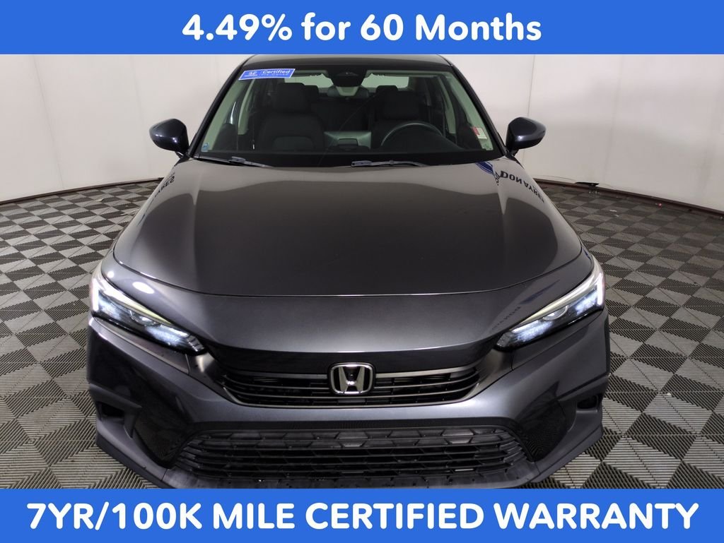 Certified Used 2022 Meteorite Gray Metallic Honda LX image 8
