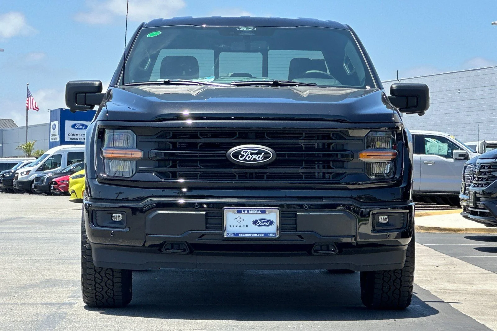 New 2026 Agate Black Metallic Ford XLT image 8