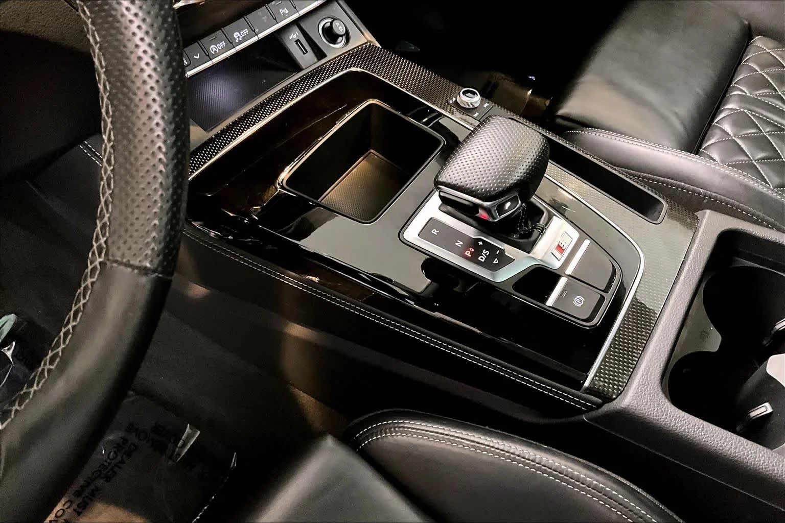 Used 2023 Mythos Black Metallic Audi Premium Plus image 30