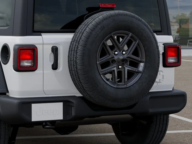 New 2026 Bright White Clear-Coat Exterior Paint Jeep Sport S image 39