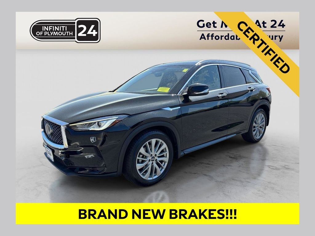 Certified Used 2023 Black INFINITI LUXE image 1