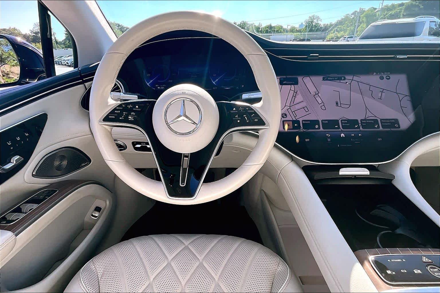 Used 2022 Nautical Blue Metallic Mercedes-Benz EQS 580 image 5