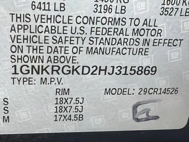 Used 2017 MOSAIC BLACK METALLIC Chevrolet LT image 31