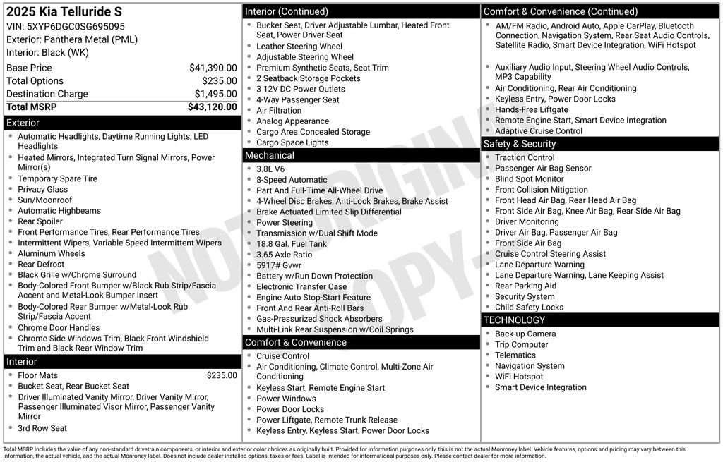 Used 2025 Gray Kia S image 5
