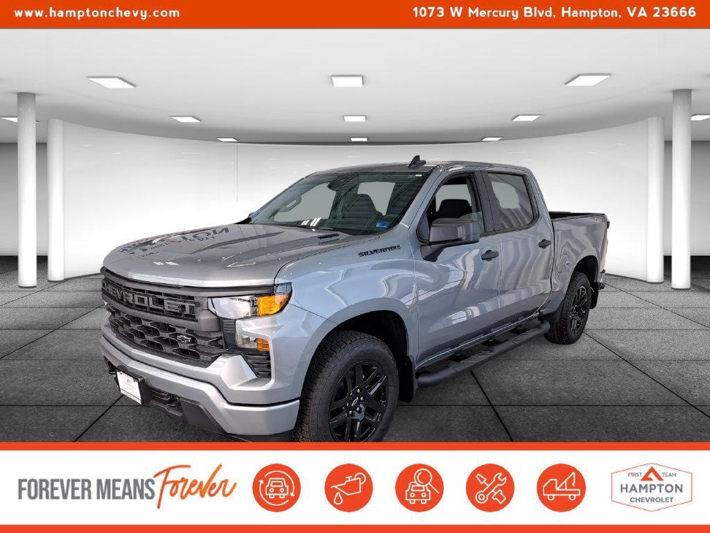 2026 Chevrolet Silverado 1500 CUSTOM Crew Cab Pickup 2026 Chevrolet Silverado 1500 CUSTOM Crew Cab Pickup Slide