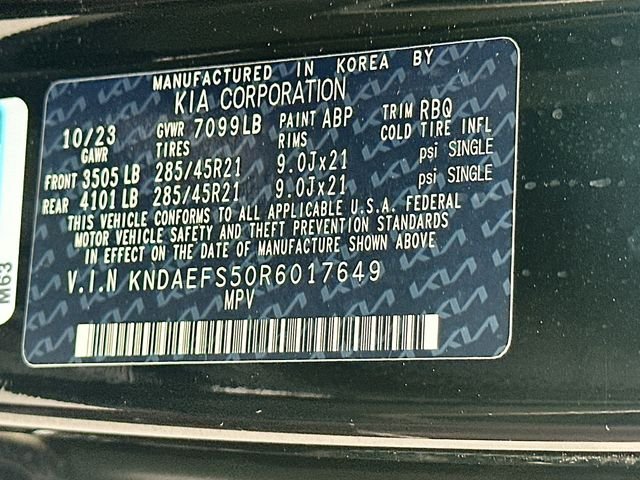 Certified Used 2024 Aurora Black Pearl Kia GT-Line image 35