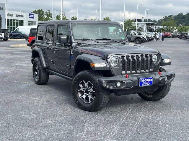 Used 2020 Gray Jeep Unlimited Rubicon image 1
