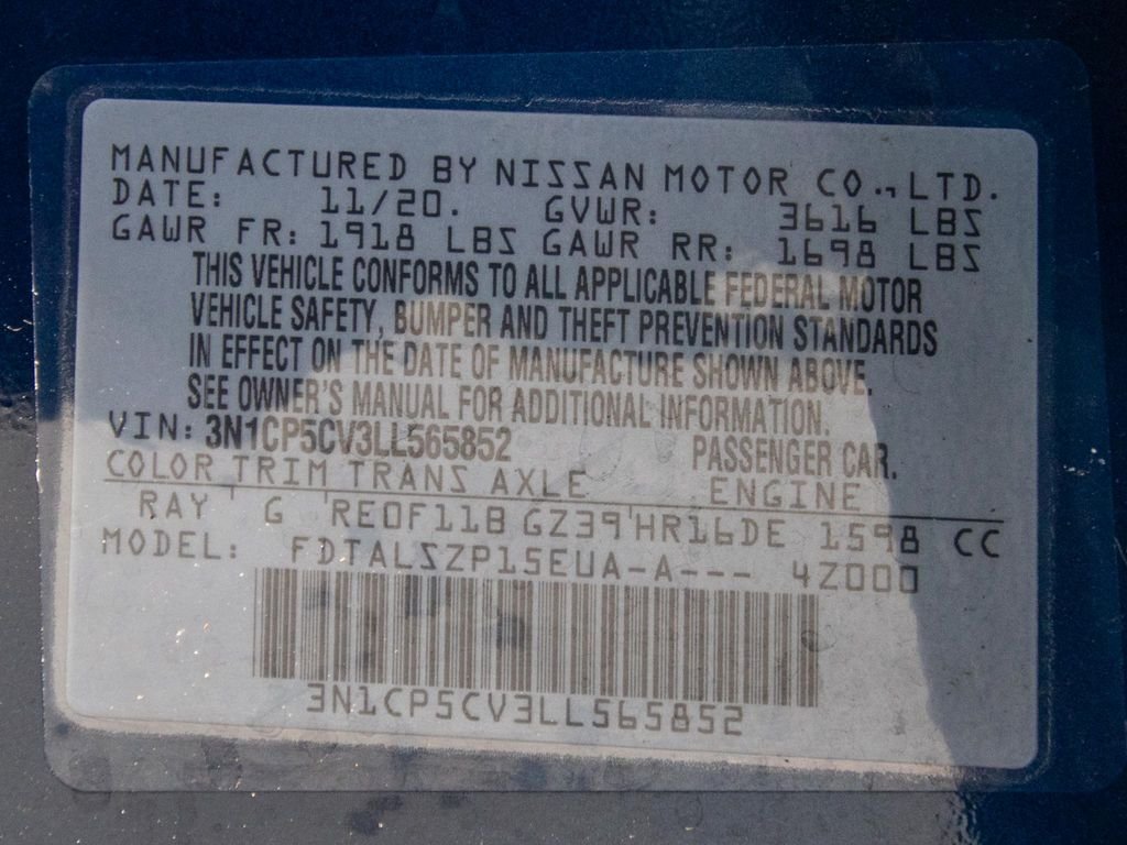 Used 2020 Blue Nissan SV image 29