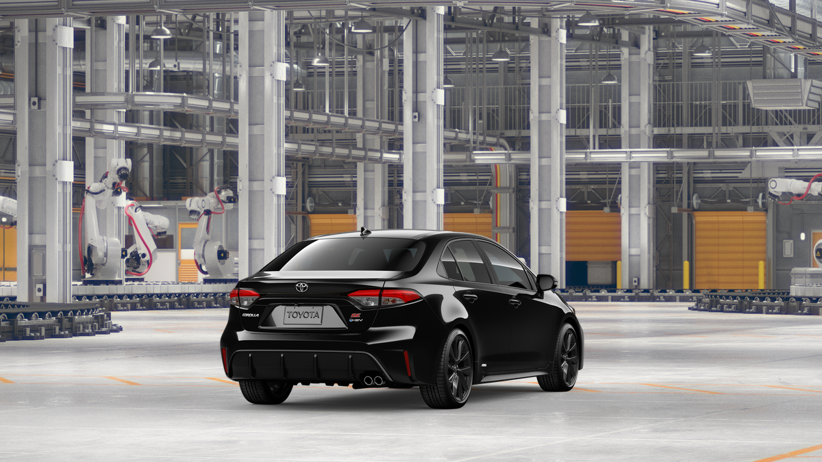 New 2026 Midnight Black Metallic Toyota Hybrid SE image 9