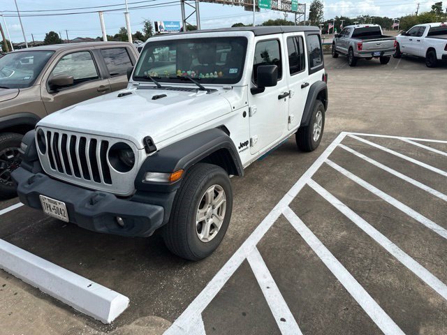 Used 2022 Bright White Clearcoat Jeep Unlimited Sport S image 4