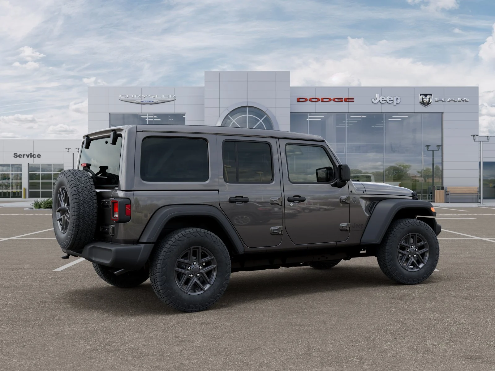 New 2026 Granite Crystal Metallic Clearcoat Jeep Sport S image 31