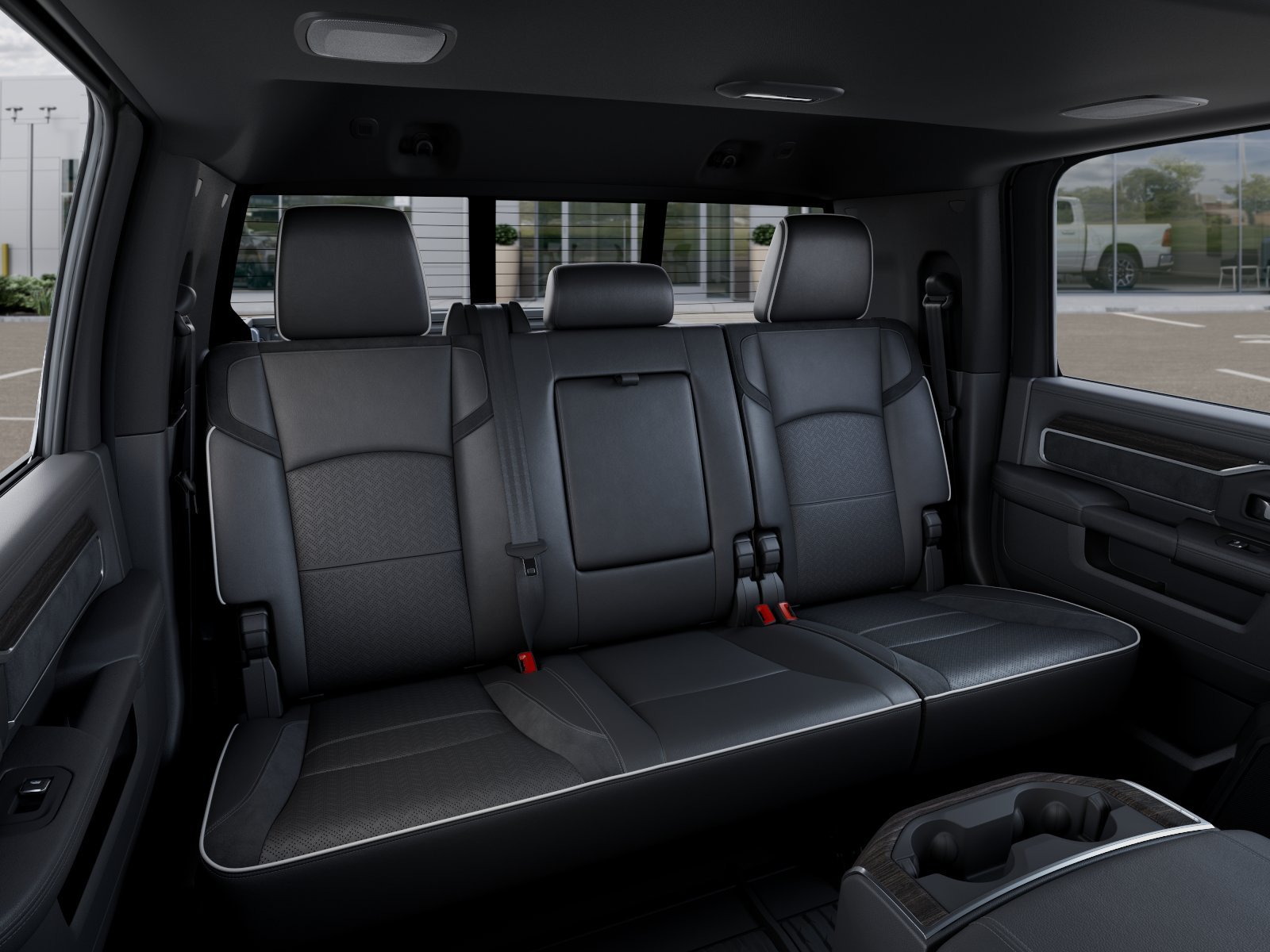New 2026 Ceramic Gray Clear-Coat Exterior Paint RAM Laramie image 46