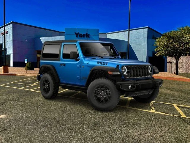 New 2026 Hydro Blue Pearl-Coat Exterior Paint Jeep Willys image 3