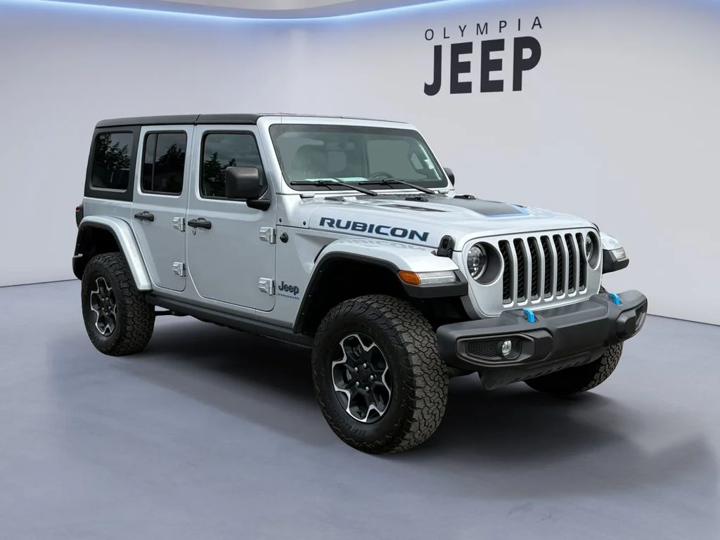 Used 2023 Silver Jeep Rubicon 4xe image 9