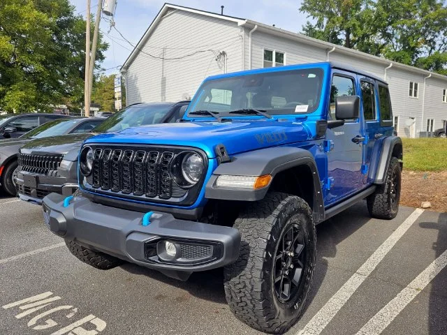 Used 2024 Blue Jeep Willys 4xe image 3
