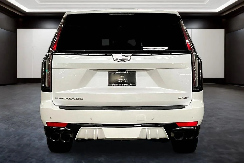 Certified Used 2023 Crystal White Tricoat Cadillac Escalade ESV-V image 5