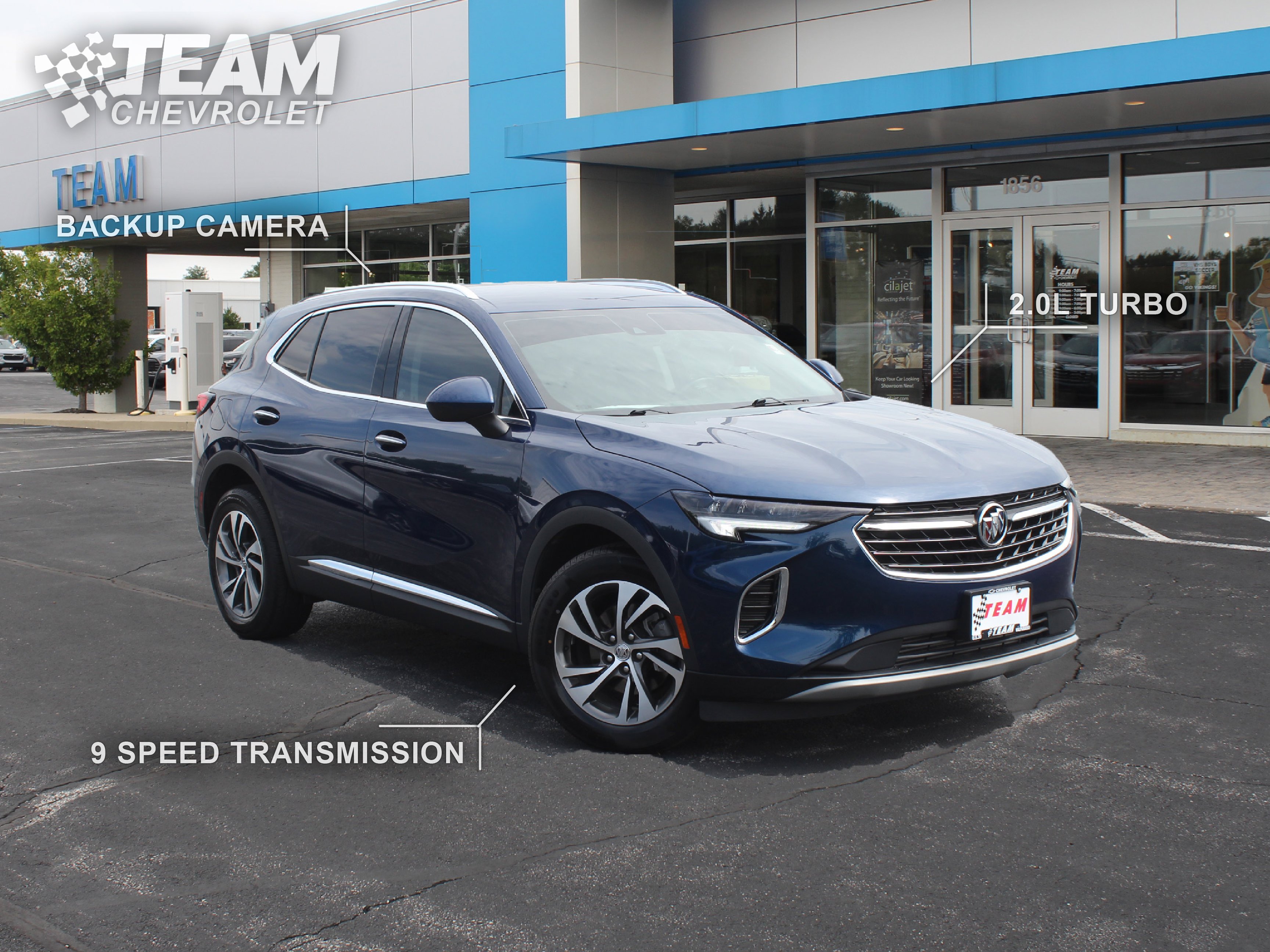 Used 2022 SAPPHIRE METALLIC Buick Essence image 2