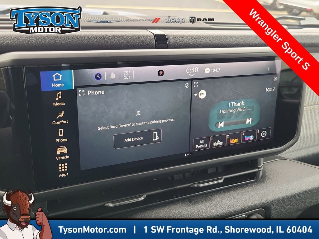 New 2026 Hydro Blue Pearlcoat Jeep Sport S image 26
