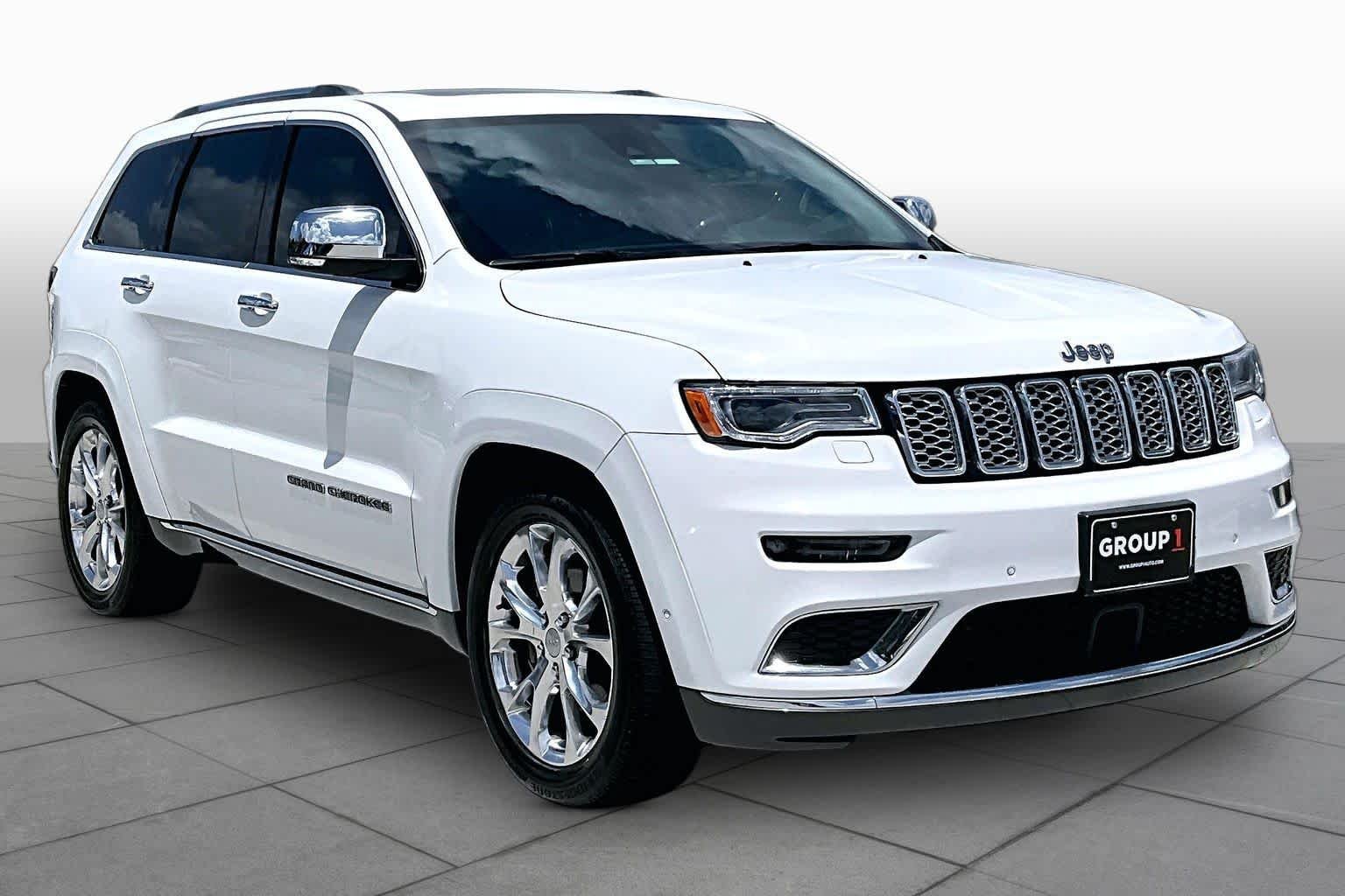 Used 2020 Bright White Clearcoat Jeep Summit image 3