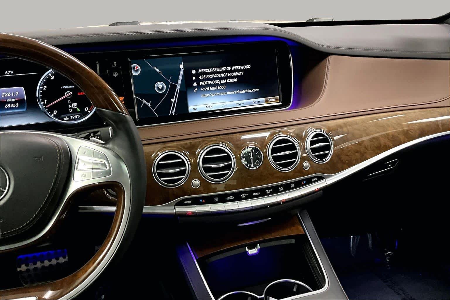 Used 2017 designo Diamond White Metallic Mercedes-Benz S 550 image 7